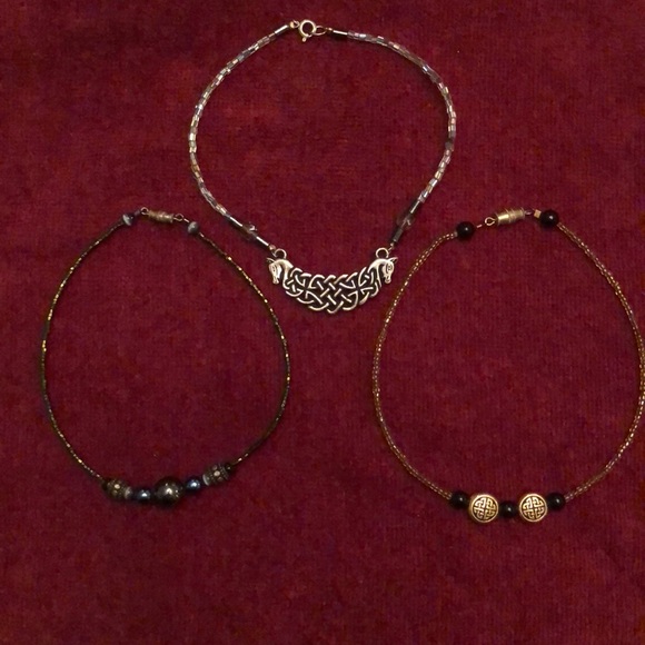 Jewelry - 3 Anklets